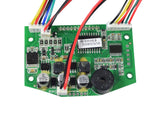 Bluetooth Speedometer with Wiring Harness for the Hover-1 Eagle Electric Scooter, showcasing a green circuit board with multiple wires, connectors, and a display panel for the scooter's control console.