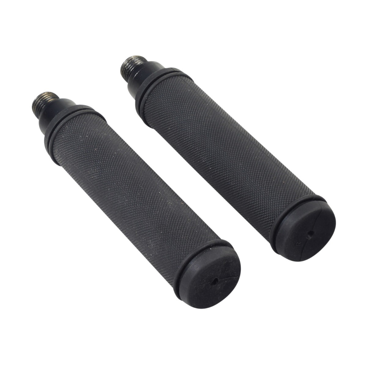 Handlebar Grip Set for the Hover-1 Eagle Electric Scooter, featuring two black, textured rubber grips and threaded steel posts designed for secure attachment to handlebar ends.