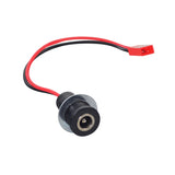 Coaxial Charger Port for the Hover-1 Eagle Electric Scooter, featuring a round metal cap with visible black and red wires, designed to fit a 5.5 mm female coaxial aperture.