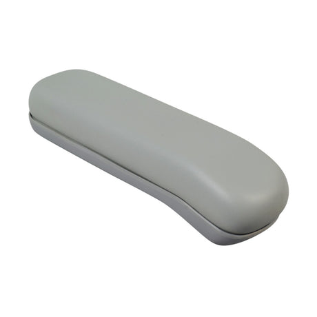 Armrest Pad for the Rascal 230, 235, 240, and 245 Mobility Scooters. A grey rectangular case with a white cover, designed to match the original pad without needing modifications.