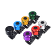 Handlebar Mount Scooter and Bicycle Bell, shown in a group of colorful bells, perfect for ensuring rider safety with easy installation on standard 7/8 handlebars.