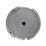 Single Magnet Flywheel for the 6.5 Hp (Honda GX200 Clone) Engine Baja MB165 & MB200 Mini Bike, showing a round metal object with multiple holes, used in mini bike engines.