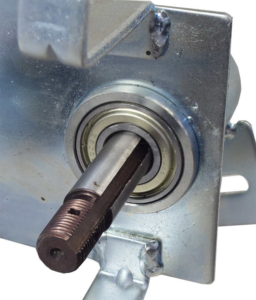 Jackshaft Assembly for the Baja Mini Bike MB200, featuring a close-up of a metal rod with a ball bearing, essential for the MB200 model, not compatible with MB165.