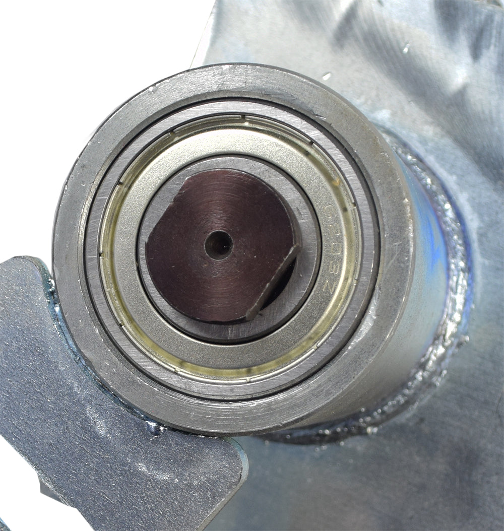 Jackshaft Assembly for the Baja Mini Bike MB200, featuring a close-up of a circular metal component with a central hole, essential for the MB200 model.