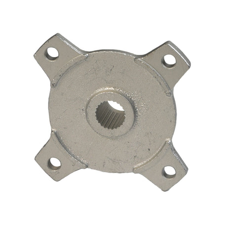 Rear Hub Flange for the Kandi 150FS, 150GKH-2, 150GKA-2, & 250FS Go-Karts; a circular, solid metal component with multiple holes designed for durability and precision fit.