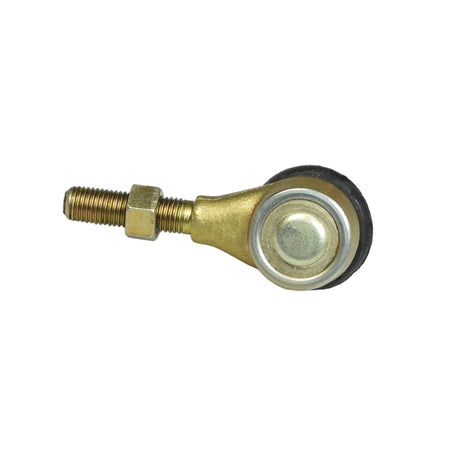 Tie Rod Ball Joint for 150cc - 250cc Go-Karts featuring a close-up of a metal and rubber wheel with a visible bolt and nut, suitable for various go-kart brands.