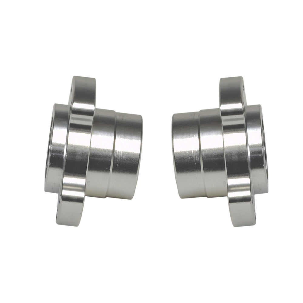 5/8 Wheel Hub with Bearings & Hardware for Go-Karts (Set of 2) – close-up of two machined metal hubs with 99502H bearings and mounting hardware.