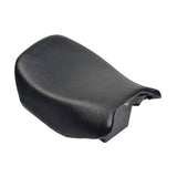 Seat for the Razor RSF350 featuring black leather upholstery with a damaged top, designed with two mounting studs for a kid-size fit on the RSF350 Electric Sport Bike.