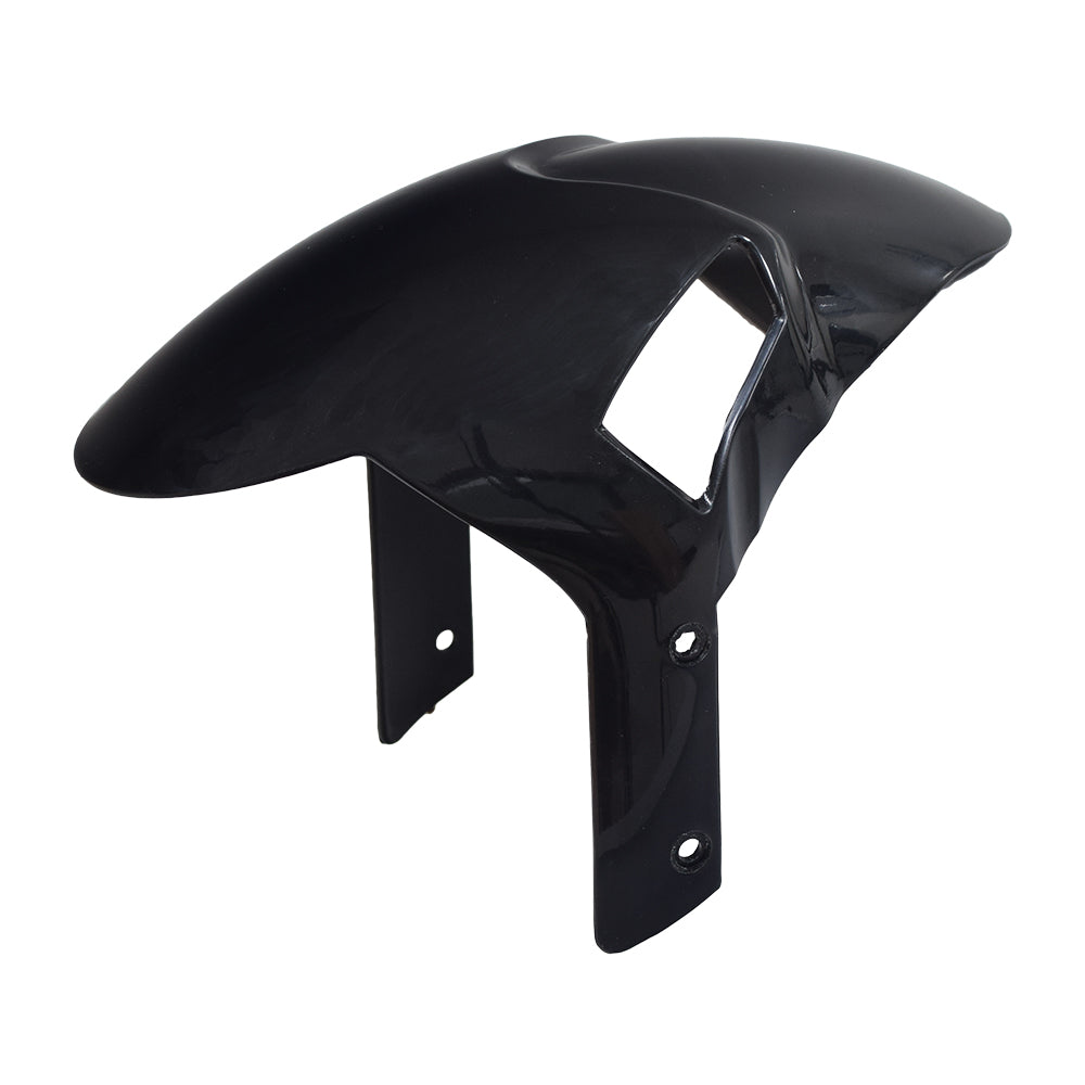 Front Fender for the Razor RSF350, a black plastic object with holes, designed to mount over the front wheel and prevent mud and dirt from being thrown up into the rider.