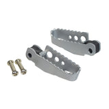 Foot Pegs for the Razor RSF350 (Set of 2) – Close-up of metal foot pegs with mounting bolts, showcasing detailed fasteners and clamps, designed for easy replacement on the Razor RSF350 Electric Sport Bike.