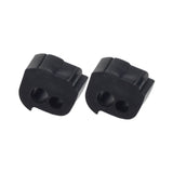 Foot Pegs for the Razor RSF350 (Set of 2) showing a pair of black plastic pegs with holes, designed for replacement on the Razor RSF350 Electric Sport Bike, including mounting bolts for easy installation.