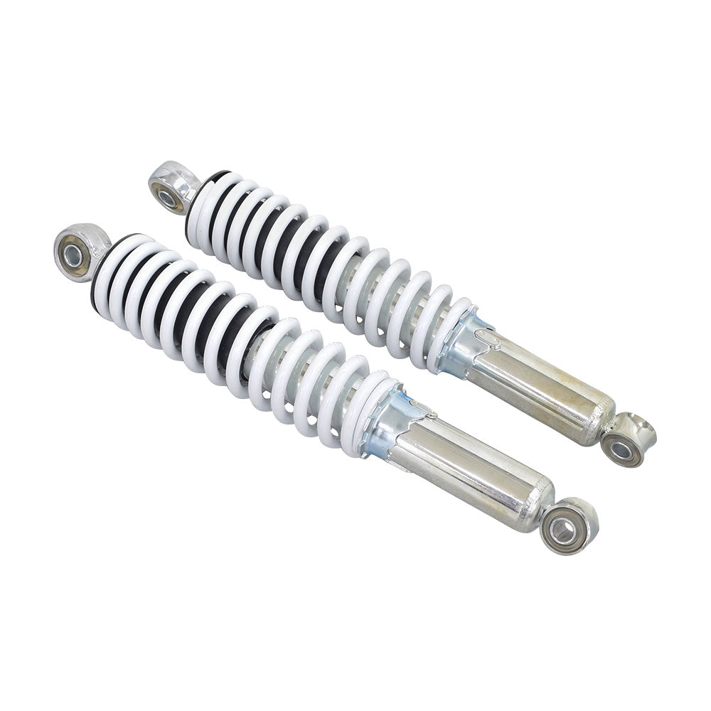 12-3/4 (325 mm) Adjustable Shock with 10 mm Eyes for 150cc - 250cc Hammerhead Off-Road® Go-Karts (Set of 2), showing a pair of robust metal shock absorbers with coil springs.