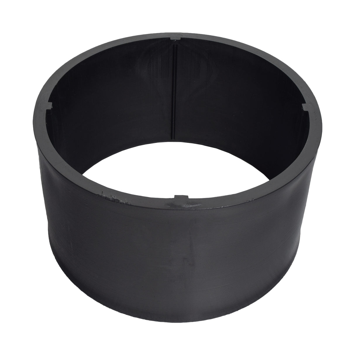 10x4.50-5 PVC Plastic Tire Sleeve for Drift Trikes, a black circular sleeve designed to fit tightly on slick tires, enhancing drift performance by reducing traction.