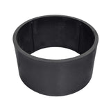 11x7.10-5 PVC Plastic Tire Sleeves for Drift Trikes & Go-Karts (Set of 2) - Black circular tire sleeves designed to fit tightly on slick tires, enhancing drift performance with radial ridges on the inside face.