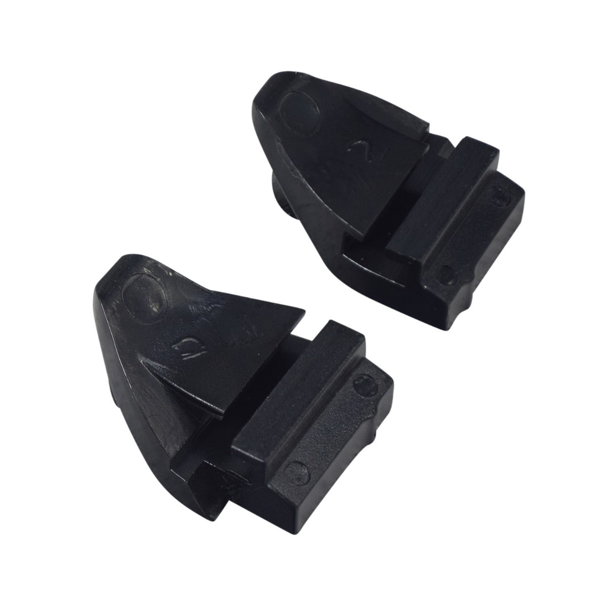 Replacement Spark Cartridges for the Razor JETTS Heel Wheels, featuring a set of black plastic cartridges designed for easy installation. The image shows the cartridges up close, highlighting their compact and sturdy design.