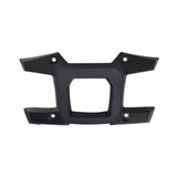 Front Bumper Guard for the Coleman AT125-EX ATV: A black plastic grille with multiple holes, designed as a decorative and replaceable component mounted on the ATV's front guard steel frame.