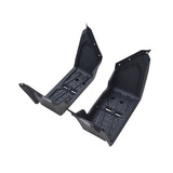 Foot Platforms for Coleman AT125-EX & AT125-UT ATVs, showing a set of two black plastic parts with pre-drilled mounting holes and toothed central portions for grip.