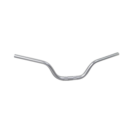 Handlebar for Coleman AT125-EX & AT125-UT ATVs, shown close-up, featuring a 28-1/2 wide silver alloy tubing with a sandblast finish, essential for reliable steering on rough terrain.