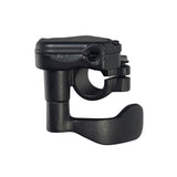 Throttle Lever for Coleman AT125-EX, AT125-UT, AT200-B, & TaoTao Raptor 200 ATVs, showcasing a robust black metal lever with a round handle on a white background.