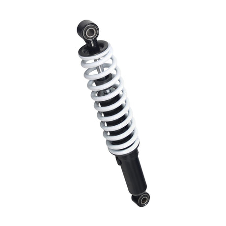 Front Shock Absorber for Coleman AT125-EX & AT125-UT ATVs, featuring a close-up of a black coil spring and shock absorber, essential for a smoother and safer ride.