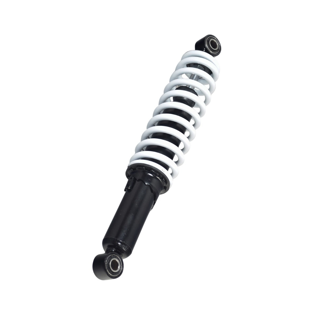 Front Shock Absorber for Coleman AT125-EX & AT125-UT ATVs shown in close-up, highlighting the coil spring and black metal cylinder components designed for improved ride comfort and maintenance.