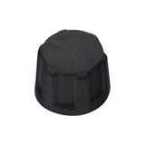 Front Wheel Cap for Coleman AT125-EX & AT125-UT ATVs; a small, round black rubber boot designed to protect ATV wheel bearings and axle hardware from rust and corrosion.