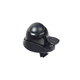 Handlebar Bell for Ninebot by Segway Electric Scooters: a black bell with a clip for easy mounting on handlebars using rubber O-rings, enhancing safety by alerting others.