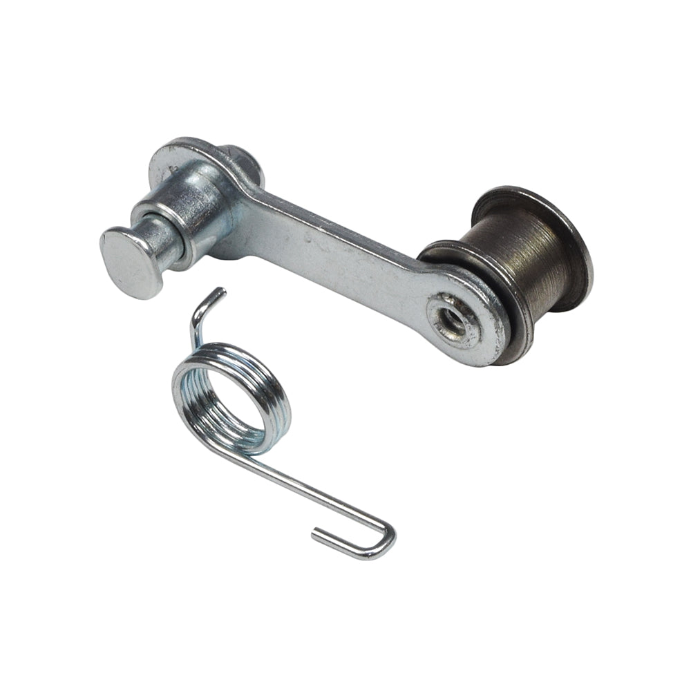 Chain Tensioner for the Razor E200 & E275 (Versions 36+), featuring a close-up of a metal object with a spring, intricate metal spiral, and bracket components essential for scooter drive systems.