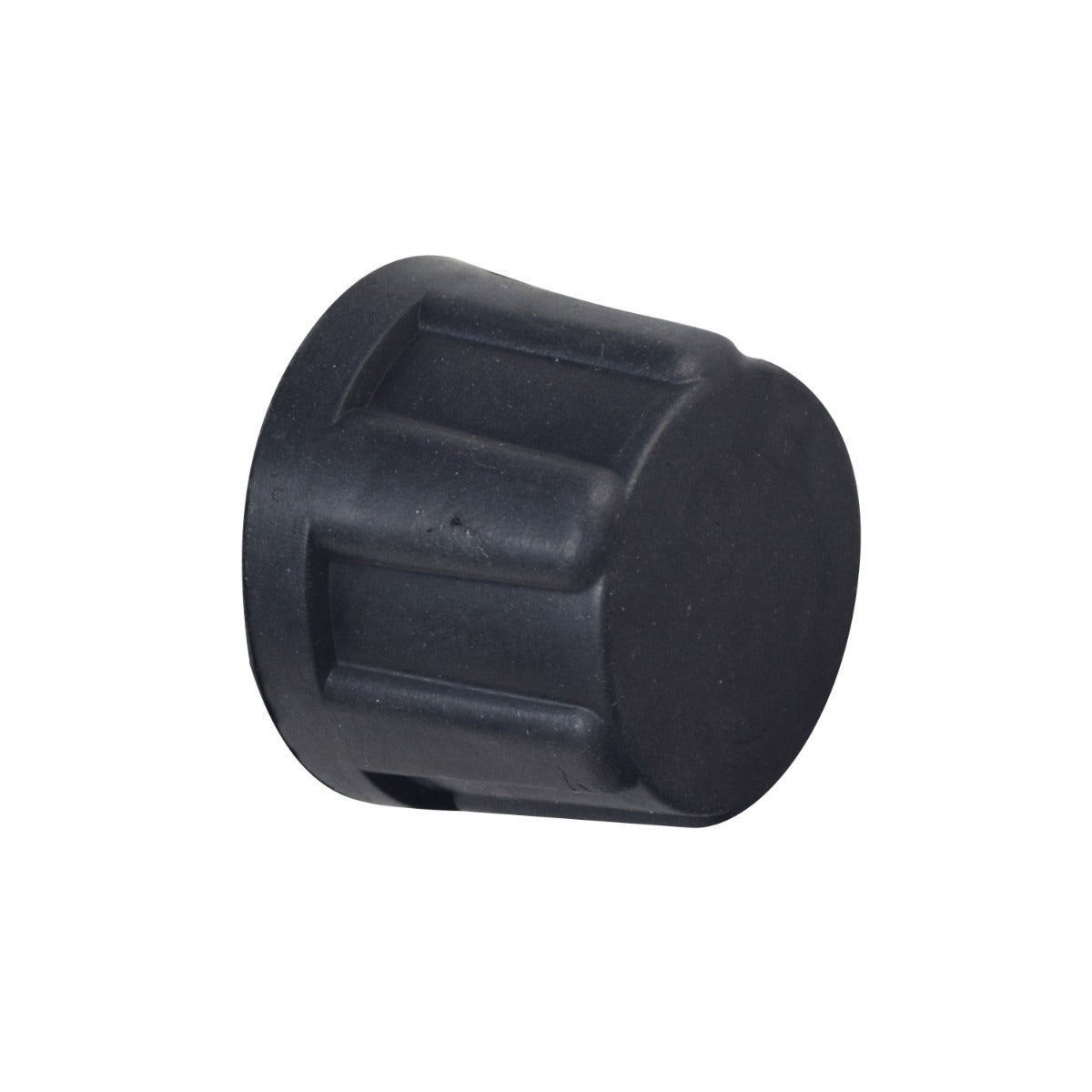 Wheel Dust Cover for TaoTao ATVs & Go-Karts: a durable black rubber cylinder with a square pattern, designed to protect axles from dirt, dust, moisture, and corrosion.