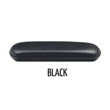 Black 10 Desk Length Padded Vinyl Armrest for Wheelchairs (Set of 2) showing a close-up of the black rectangular armrest with a cover, designed for multiple mounting hole spacings.