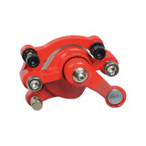 OEM Brake Caliper Assembly for Motovox MBX10 and MBX11 Mini Bikes, featuring a sturdy metal structure with visible black screws and a round metal component, designed for optimal braking performance.