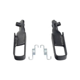 Footrest Pegs for the TaoTao DB100 105cc Mini Bike (Set of 2), showing two sturdy black metal pegs with attached springs, designed as replacements for damaged or missing footrests on mini bikes.