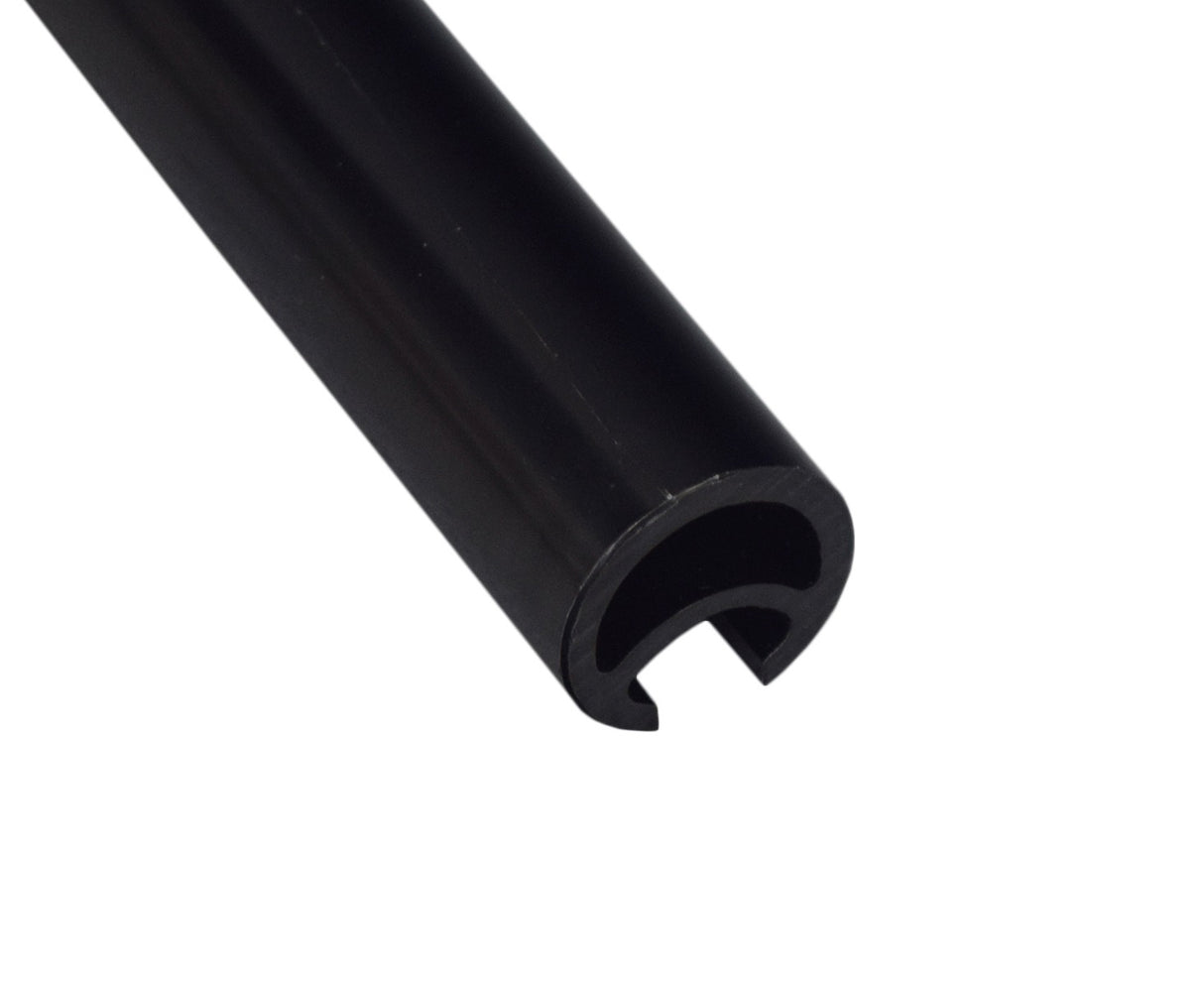 Handlebar for GOTRAX GXL V2, XR Elite, & XR Ultra Electric Scooters – a close-up of a black cylindrical tube with a slotted channel for throttle and brake wiring.