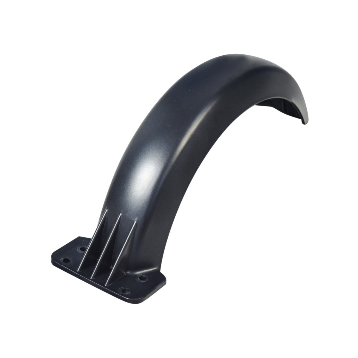 Rear Fender for the GOTRAX GXL V2 Electric Scooter, made of strong black plastic, featuring three holes. This rigid rear fender is designed to replace damaged or missing parts on the GXL V2.