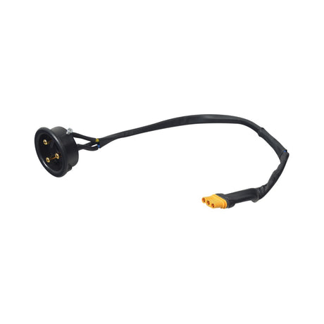 Battery to Motor Wiring Harness for GOTRAX GXL V2 & XR Ultra Electric Scooters, showing a 3-wire black cable with a yellow 3-pin connector on one end.