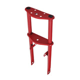 Front Fork for the Fit Right DB003 40cc 4-Stroke Mini Bike (Blemished) showing a red metal ladder-like structure with multiple holes, indicative of its sturdy and durable welded steel construction.