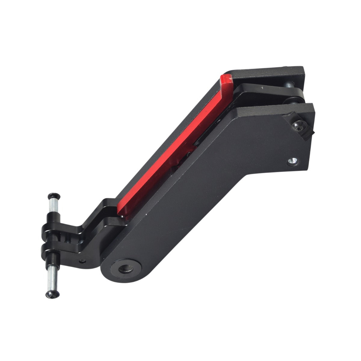 Pivot Lever Assembly for GOTRAX Apex, Apex LE, Apex XL, GXL V2, and XR Elite Electric Scooters, featuring a robust black and red metal design, essential for handlebar stem pivoting and transport.