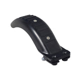 Rear Fender for the Hover-1 Comet Electric Scooter, a black plastic piece with visible screws, crucial for shielding against mud and housing the rear brake pad, noted for its integral role in the braking system.