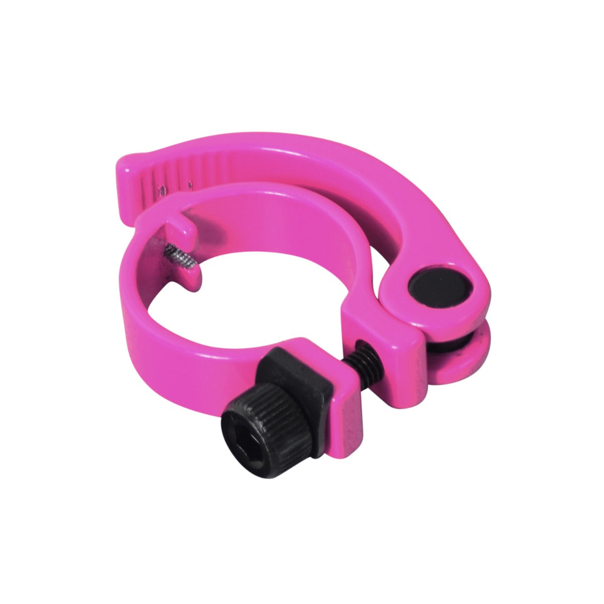 Handlebar Clamp for the Hover-1 Comet, featuring a plastic ring and black screw, designed for adjustable handlebar height and a secure fit.