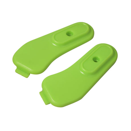 Front Fork Plastic Shroud for the GOTRAX GKS Electric Scooter, featuring a green plastic cover with strategically placed holes, designed to encase and protect the scooter's metal fork.