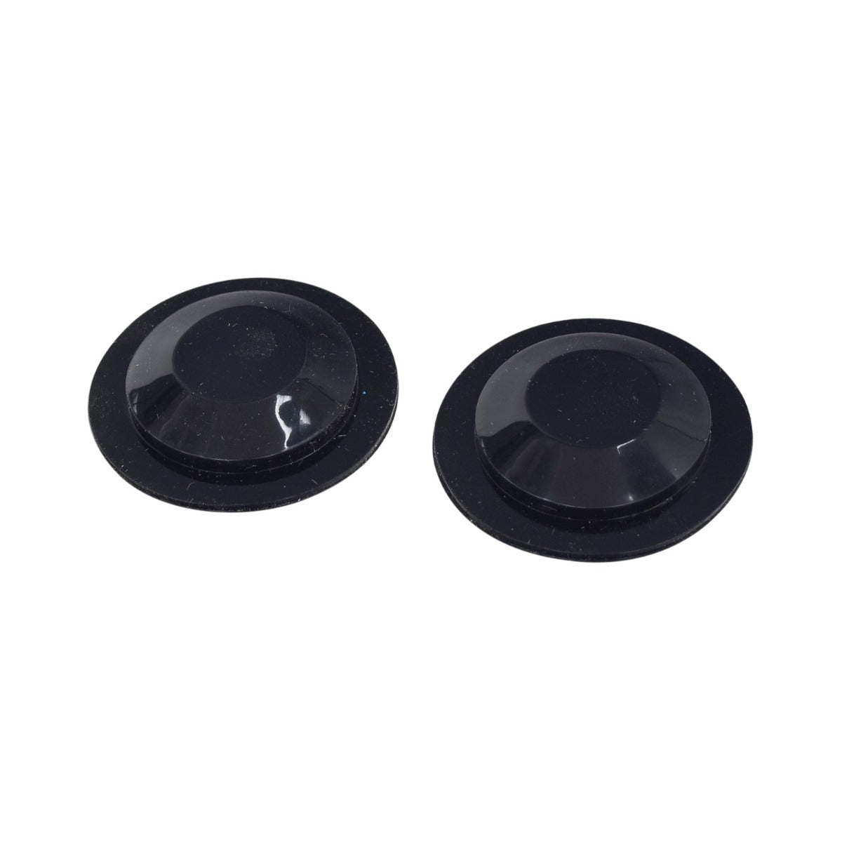 Rubber Push Button & Gravity Sensor Boot Set for the GOTRAX GKS Electric Scooter, showing two black round rubber buttons designed for weather-resistant control coverage on the scooter deck.