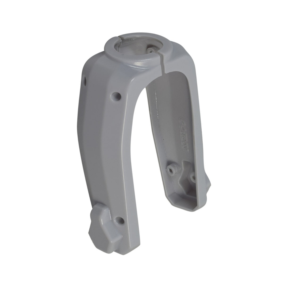 Plastic Fork Cover for the GOTRAX XR Ultra Electric Scooter, showcasing a set of two guards with multiple holes, designed to mount on either side of the front wheel fork for protection and style enhancement.