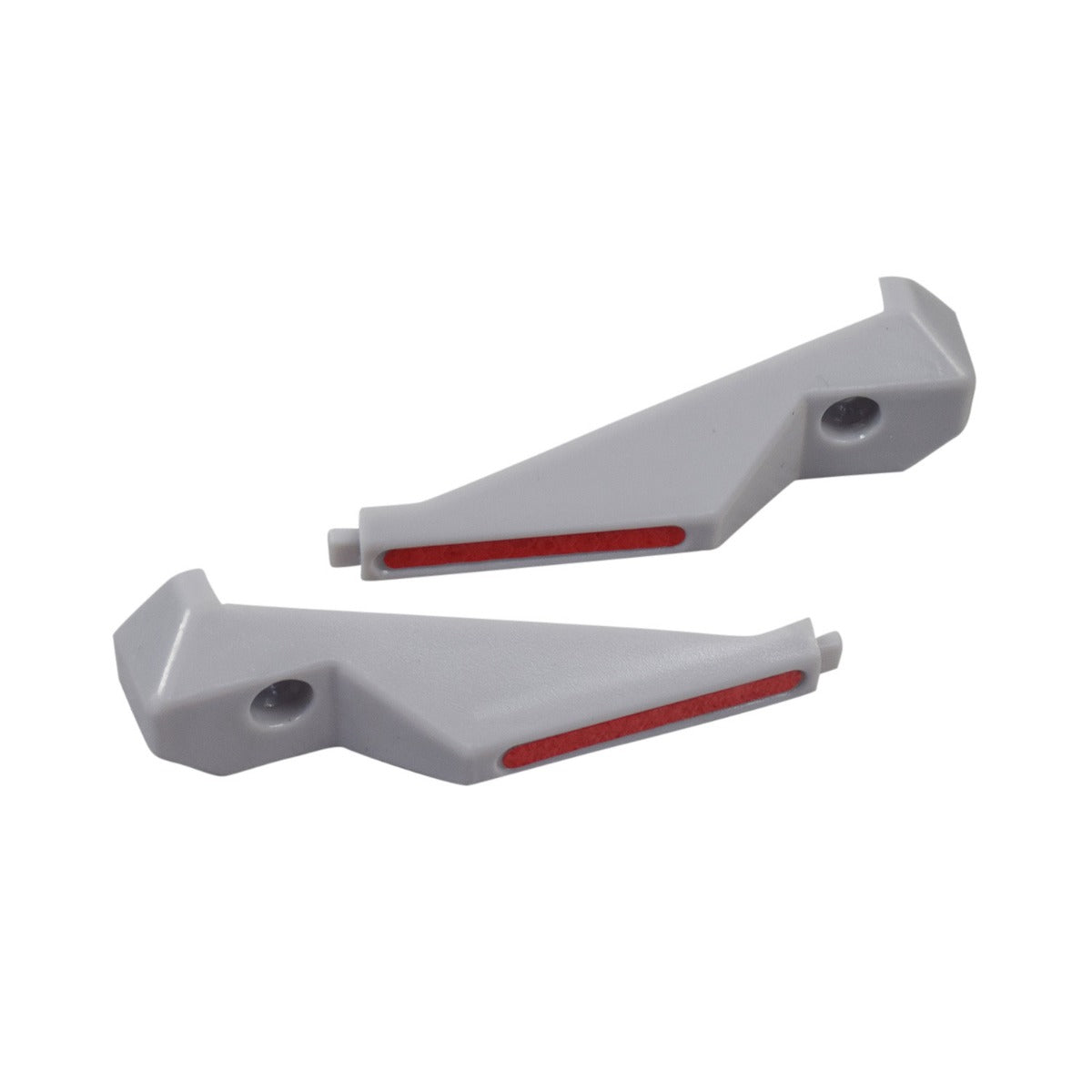 Axle Bumper Kit for the GOTRAX XR Ultra Electric Scooter, featuring four plastic pieces: two rear axle trims with red safety reflectors and two pivot lever components.