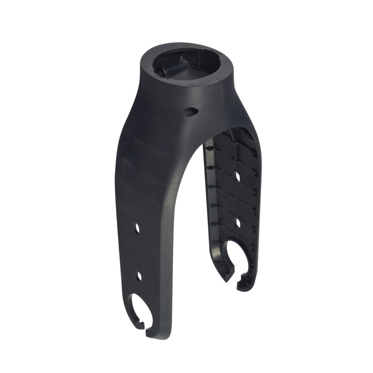 Fork Covers for the Hiboy® S2 Electric Scooter (Set of 2): Image shows two identical black plastic fork covers with multiple holes, suitable for both left and right sides of the scooter’s front fork assembly.