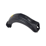 Rear Fender Assembly for GOTRAX Apex & Apex XL Electric Scooters, featuring a black plastic build with a yellow label, includes red taillight and wire harness.