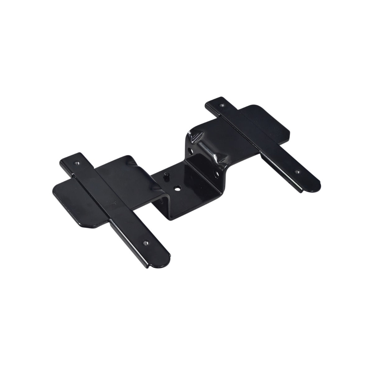 Platform Bracket for the Razor E90 Sprint Electric Scooter, a black metal bracket with multiple holes, designed to connect the foot platforms to the scooter frame.