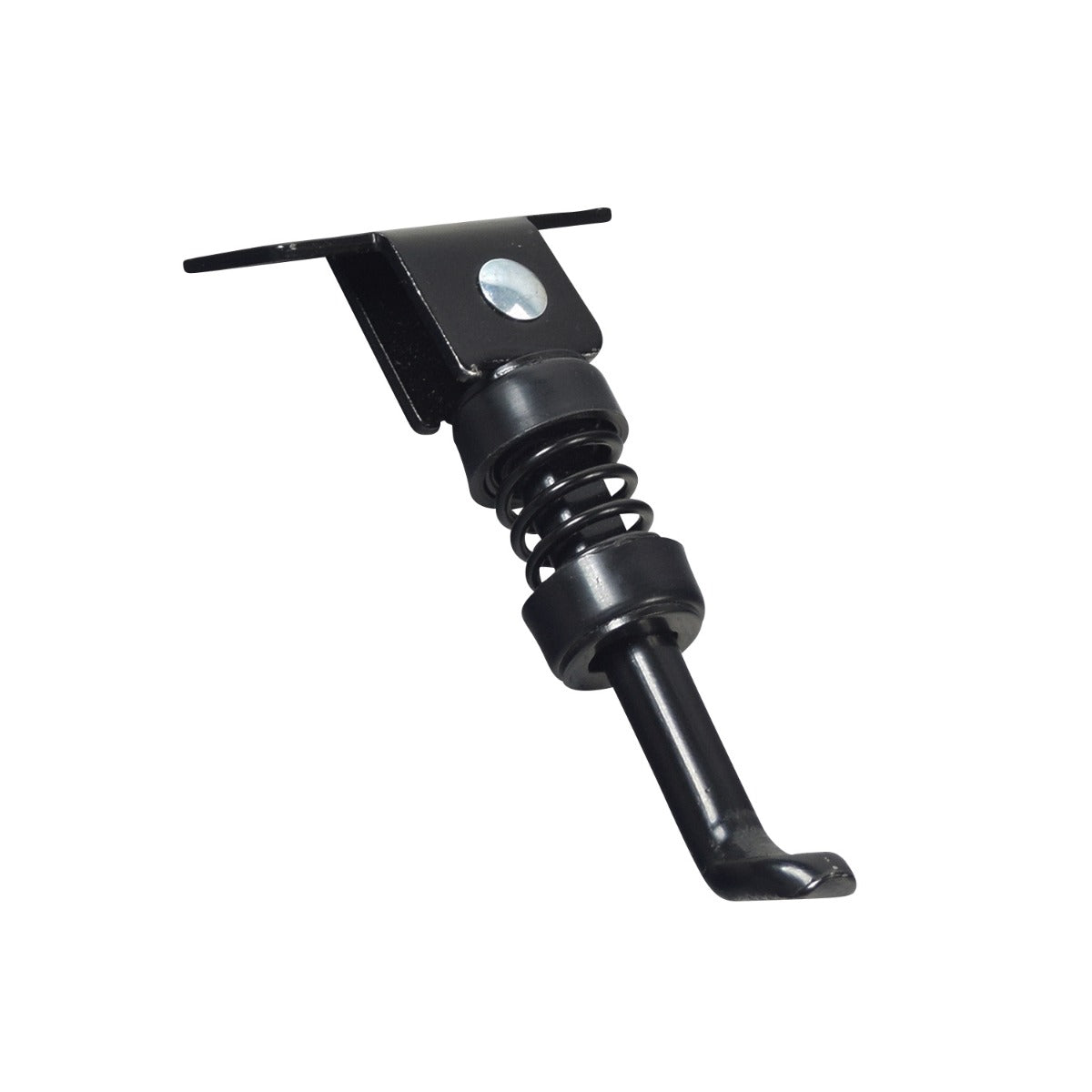 Kickstand for the Megawheels S10 Electric Scooter: A black metal stand with a spring, essential for keeping the scooter upright, folds away neatly when not in use.