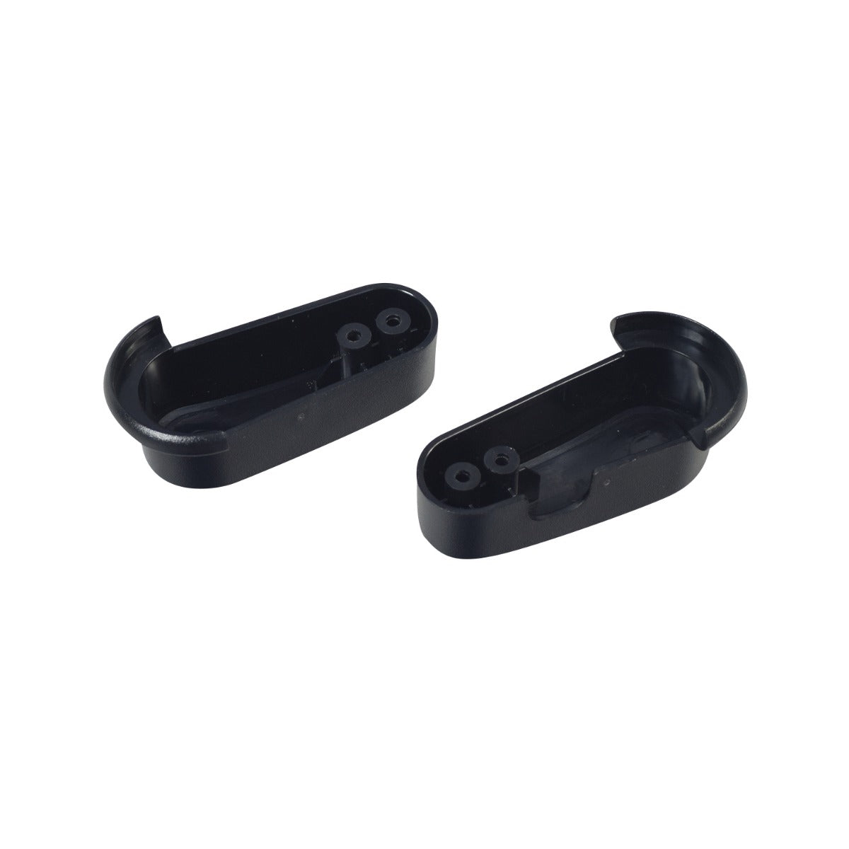 Rear Wheel Nut Bumper for the Megawheels S10 Electric Scooter, showing a close-up of two identical black plastic shrouds designed to protect the axle nuts from damage and corrosion.