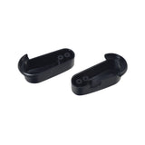 Rear Wheel Nut Bumper for the Megawheels S10 Electric Scooter, showing a close-up of two identical black plastic shrouds designed to protect the axle nuts from damage and corrosion.