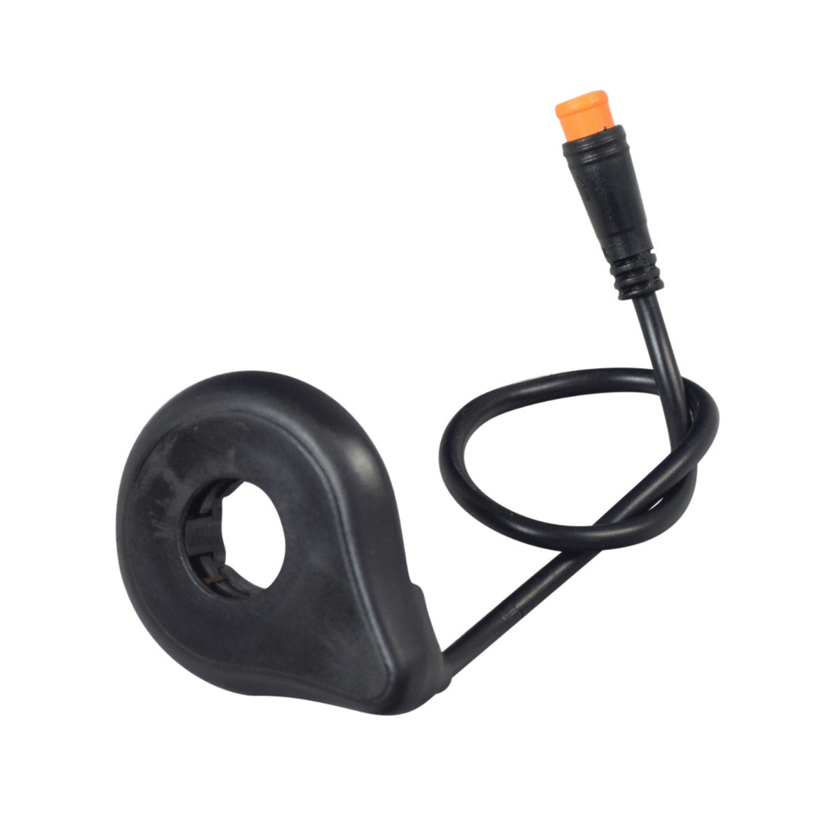 Pedal Assist for ANCHEER 26 350W Electric Mountain Bike, featuring a black cable with a round sensor and plug, essential for monitoring pedal revolutions and enhancing motor assistance.